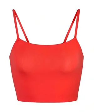 SKIMS Fits Everybody Strappy Back Cami Tank Size XXS Neon Coral Fitted Comfy thumbnail 1