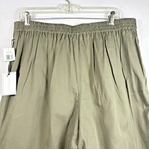 1.STATE‎ Womens Olive Tree Wide Leg Lace Up Front Pants Size L NWT 8199354 thumbnail 3