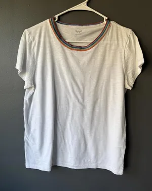 Madewell Women's Short Sleeve Casual Top, Size M thumbnail 1
