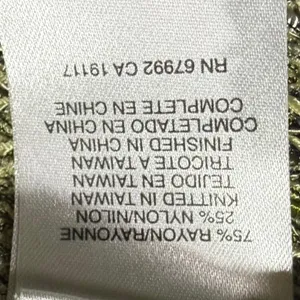 Sigrid Olsen M Knit Tank Top Green Grunge Indie Artsy Boho Alt Minimalist‎ Y2K thumbnail 5