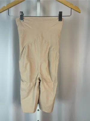 SPANX Nude High-Waist Sculpting Shorts Buttery Soft Nude Neutral thumbnail 2