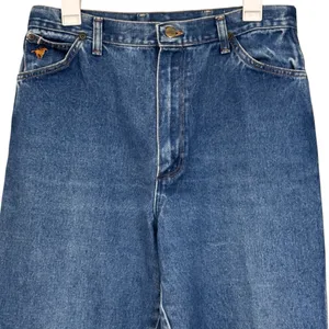 Vintage Wrangler Blue Jeans Straight Leg Size 16 Misses thumbnail 2