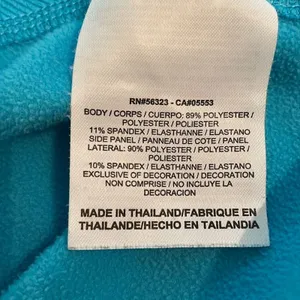Nike Women's Dri-FIT 1/4 Zip Hooded Jacket Blue Medium Athletic TopNike Dri-FIT thumbnail 9