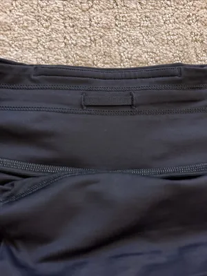 Lululemon Black Waistband Gray Heather Run Speed Shorts Size 6 Workout Athletic thumbnail 5