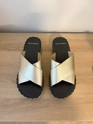 Tory Burch Gold Platform Sandals thumbnail 2