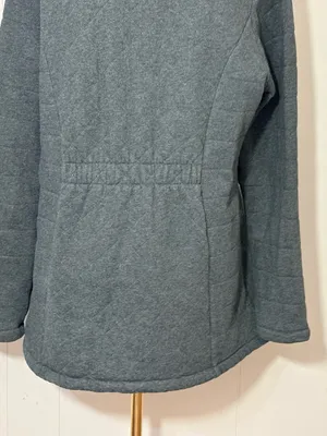 The North Face Caroluna Quilted Fleece Lined Coat Dark Gray XL thumbnail 8
