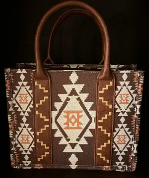 Southwestern Print Small Canvas Tote/Crossbody thumbnail 2