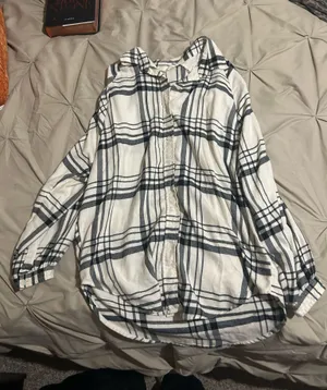 American Eagle Button Down Flannel Shirt thumbnail 1