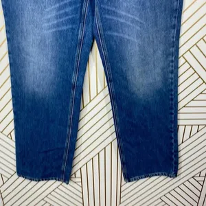 ALC A.L.C. Malone Jeans Pant Cropped High Waist Denim Medium Wash Blue Size 10‎ thumbnail 6