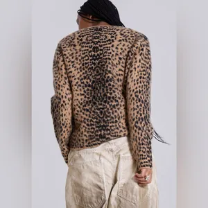 Jaded London Leopard Chuck Cardigan size Xs thumbnail 3