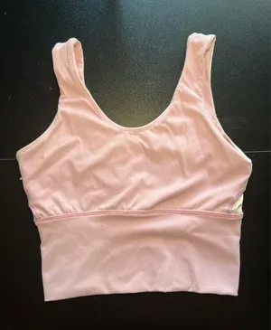 NVGTN Light Pink Crop Tank thumbnail 1
