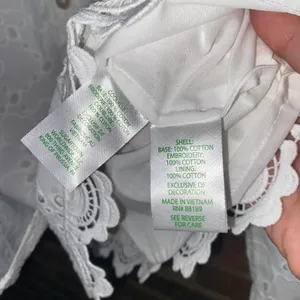 Lilly Pulitzer White Singrid Eyelet Long Sleeve Button Down Top Women's Size XS thumbnail 6