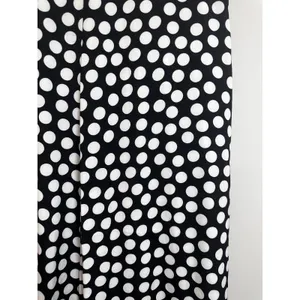 Banana Republic Womens XS Polka Dot Midi Skirt‎ Black White Retro thumbnail 3