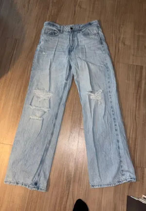 Wide leg Denim jeans Blue Size 8 thumbnail 1