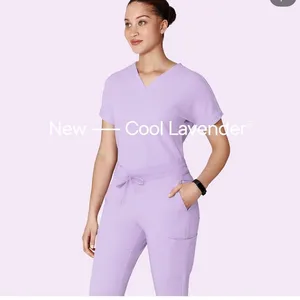 Mandala Scrubs Lavender Purple thumbnail 3
