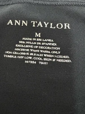 Ann Taylor Black Women's basic cami top  medium thumbnail 4