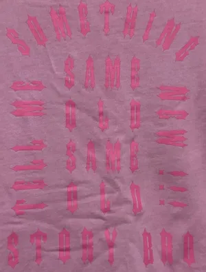 Divided Pink Puff Print Tell Me Something New Hoodie thumbnail 2