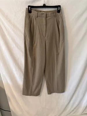 H&M Beige Wide-Leg Women's Pants thumbnail 2