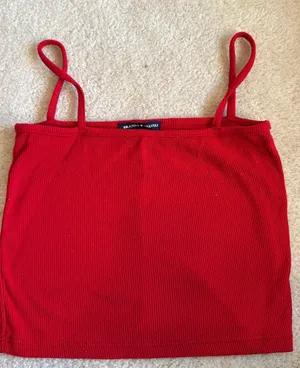 Brandy Melville Red Crop Top thumbnail 1