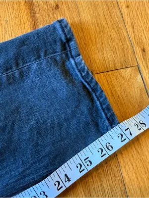 Denim Forum Aritzia the Arlo High Rise Straight Denim Jeans Black‎ size 23 thumbnail 7