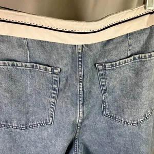 Aeropostale Womens 14R‎ Trouser Jeans White Waistband Light Wash Denim New thumbnail 11