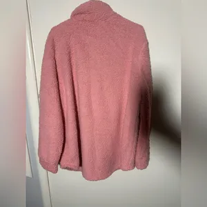 Cozy Pink Sherpa Jacket Size XXL thumbnail 4