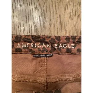 American Eagle Curvy Super Hi-Rise Brown Leopard Print Jegging Jeans Size 18 thumbnail 5