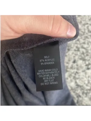 Lulu's Size Small Dark Grey Scoop Back Top thumbnail 5