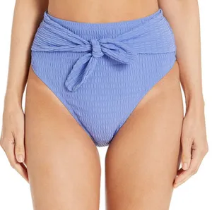 Jessica Simpson Tie-Front High-Waist Swim Bottom thumbnail 1