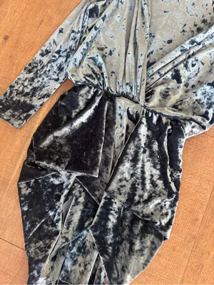 misa los angeles ophelia crushed velvet mini dress thumbnail 7