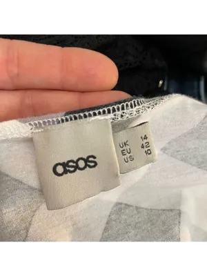 ASOS Buffalo Check Strapless Dress thumbnail 6
