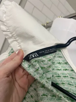 ZARA Peter Pan Collar Top thumbnail 5