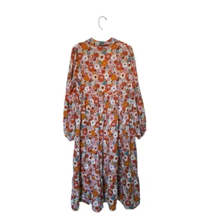 New Dokotoo Women’s Large V Neck Tiered Midi Floral Boho Dress Cottagecore thumbnail 2