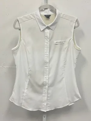 Eddie Bauer Sleeveless Hiking Outdoor Shirt Mesh Vent Back Medium Gorpcore Sport thumbnail 1