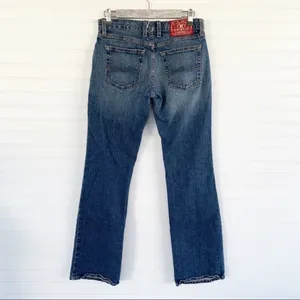 Lucky Brand‎ Flare Jeans 4/27 Mid Rise Soho Medium Wash Stretch Denim F29AA20 thumbnail 2