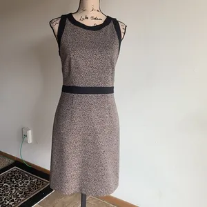 Tahari Sleeveless Leopard Sweater Dress thumbnail 3