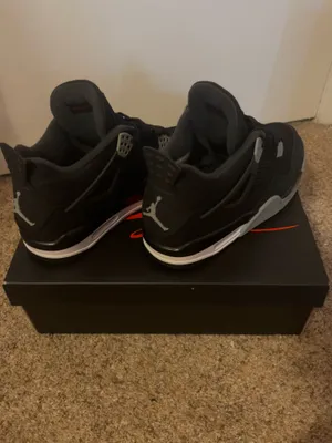 Air Jordan 4 Retro SE Black Canvas Mens Size 9.5 thumbnail 3