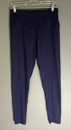 Amazon Navy High Waisted Full Length Leggings Size XXL NWOT thumbnail 1