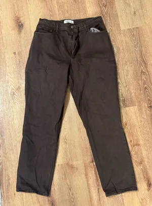 Abercrombie & Fitch Curve Love '90s Straight Jeans thumbnail 1