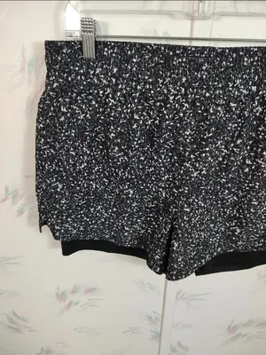 Rbx Active Black Printed Shorts thumbnail 2