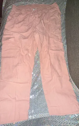 GAP Light Pink Easy Pant Cargo Large LNC thumbnail 1