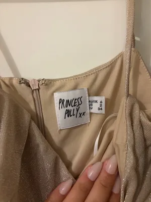 Princess Polly Dress Gold Mini thumbnail 3