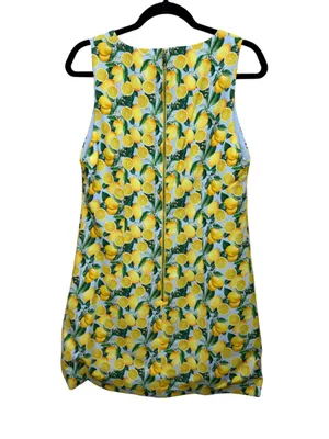 Alice + Olivia Clyde Lemon Print A-Line Shift Dress NWT Size 10 thumbnail 7