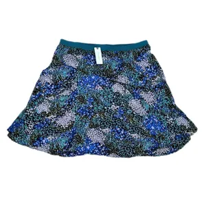 Anthropologie Maeve Cottage Floral Abstract Chiffon Skirt Women’s Sz L NWT $99 thumbnail 7