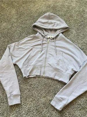 Cropped Lavender Zip thumbnail 2