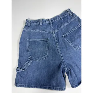 Vintage 90s Bill Blass Women's High Rise Denim‎ Carpenter Jean Shorts Size 10 thumbnail 6