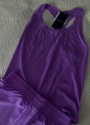 Fabletics Racerback Tank Top & shorts  thumbnail 4