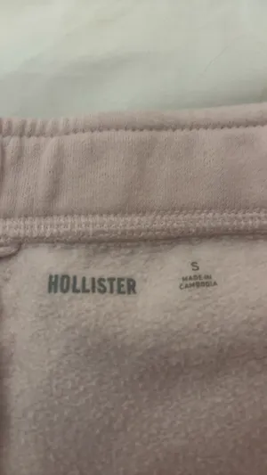 pink hollister sweat shorts size small thumbnail 2