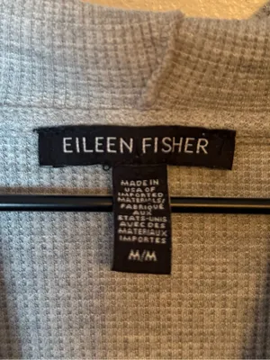 Eileen Fisher Cozy Waffle‎ Knit Hooded Top thumbnail 4