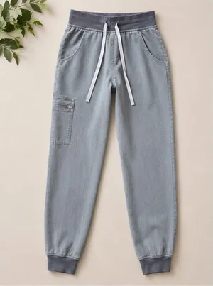 FIGS Technical Collection Jogger Scrub Pants Women’s XS Gray Stretch Cargo thumbnail 1